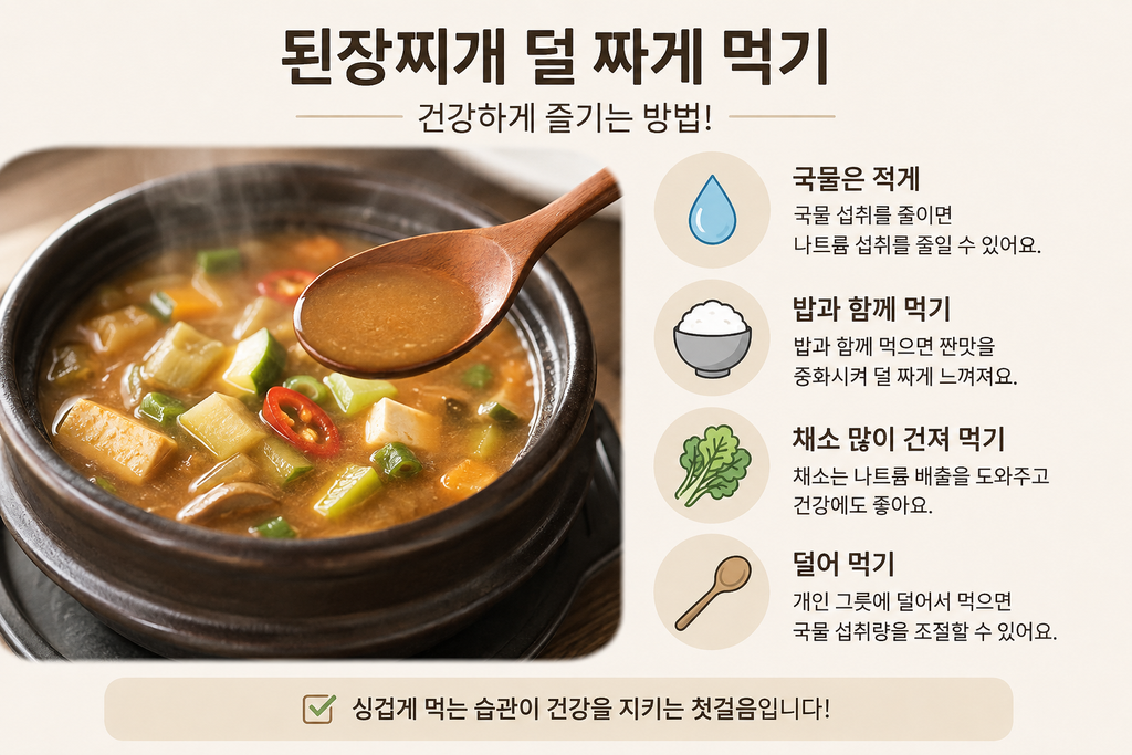 된장찌개를 자주 먹는다면 나트륨을 줄이는 가장 쉬운 방법은? 1 ChatGPT Image 2026년 8월 24일 오전 02 43 26 1