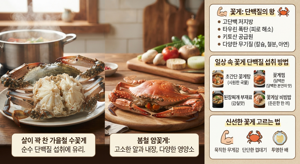꽃게는 살이 적어 보여도 단백질을 챙기기 좋은 음식일까? 4 Gemini Generated Image 6rvujd6rvujd6rvu