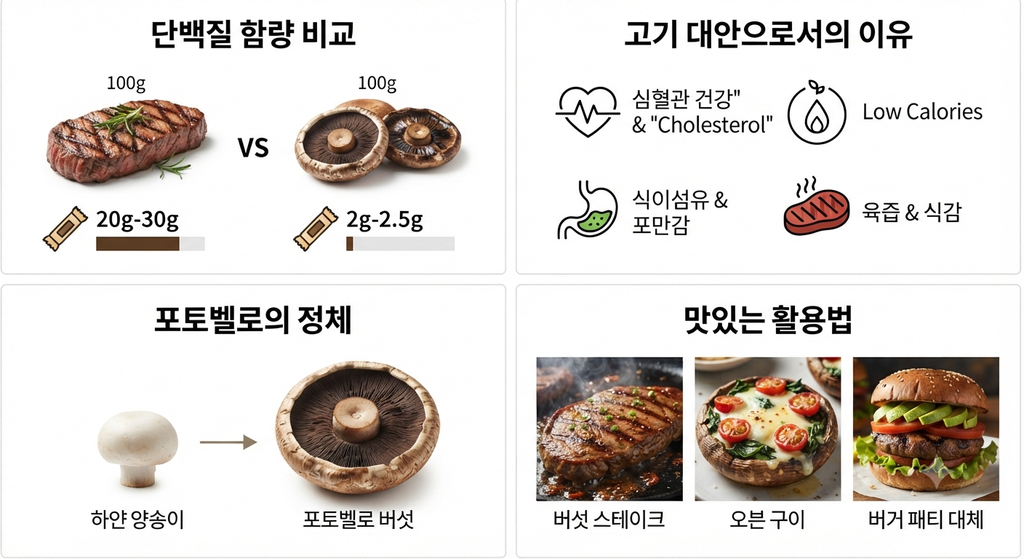 포토벨로버섯은 고기 대신 먹을 만큼 단백질이 많을까? 2 Gemini Generated Image mntfyxmntfyxmntf