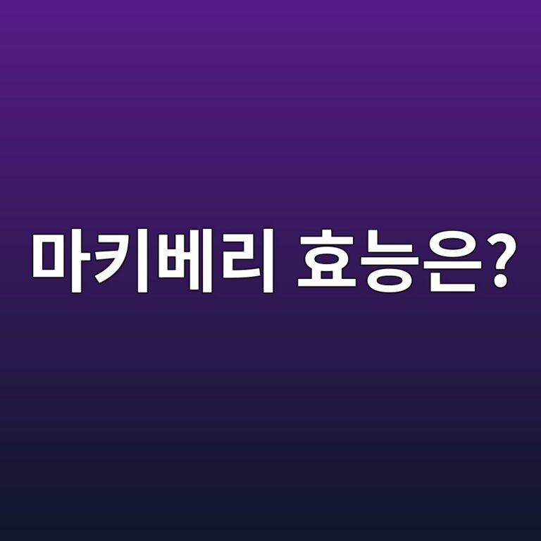 마키베리는 어떤 과일일까? 보라색 열매의 영양성분과 주요 효능 10 eba788ed82a4ebb2a0eba6ac ed9aa8eb8aa5ec9d80 1788158251