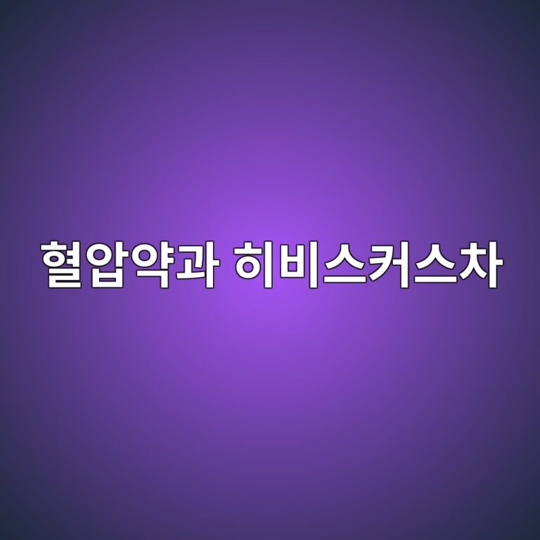 혈압약을 먹는 사람이 히비스커스차를 마실 때 확인할 점은? 6 ed9888ec9595ec95bdeab3bc ed9e88ebb984ec8aa4ecbba4ec8aa4ecb0a8 1787429808