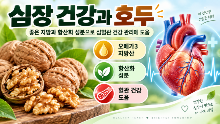 관상동맥질환에 좋은 호두, 불포화지방 영양과 섭취법 7 심장 건강과 호두