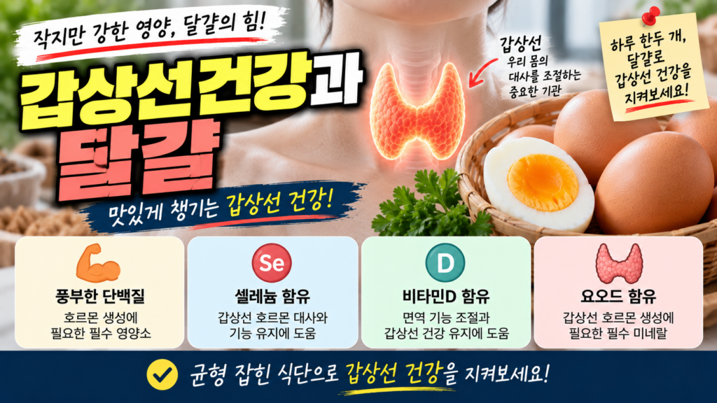 갑상선 건강과 달걀