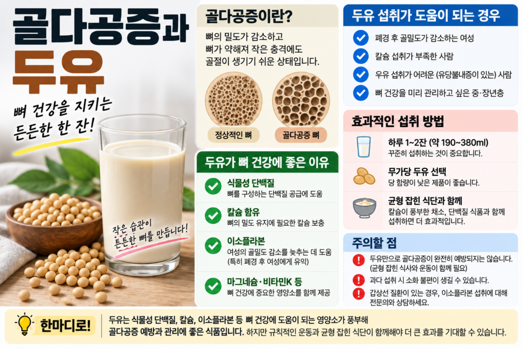 골다공증에 좋은 칼슘강화 두유, 칼슘 효능과 섭취법 1 골다공증에 좋은 칼슘강화 두유, 칼슘 효능과 섭취법
