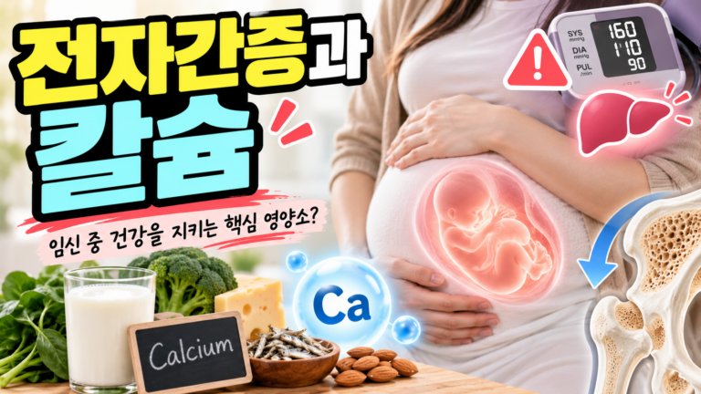 전자간증 예방에 활용하는 칼슘, 저칼슘 섭취 시 효능과 보충법