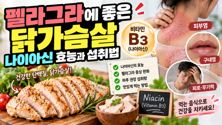 펠라그라에 좋은 닭가슴살, 나이아신 효능과 섭취법 12 펠라그라에 좋은 닭가슴살, 나이아신 효능과 섭취법