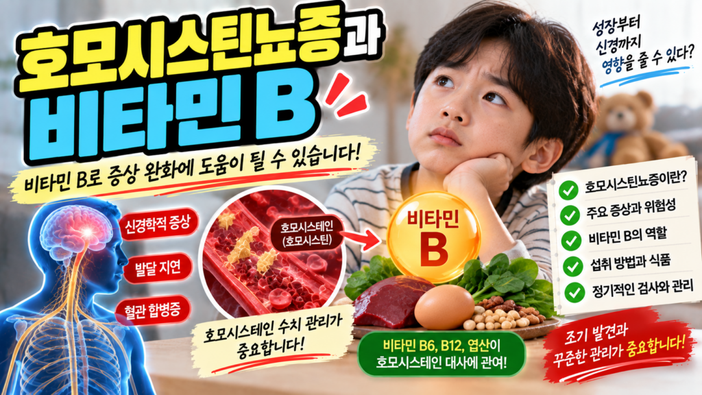 호모시스틴뇨증 비타민B6·엽산, 효능과 보충법 1 호모시스틴뇨증 비타민B6·엽산, 효능과 보충법