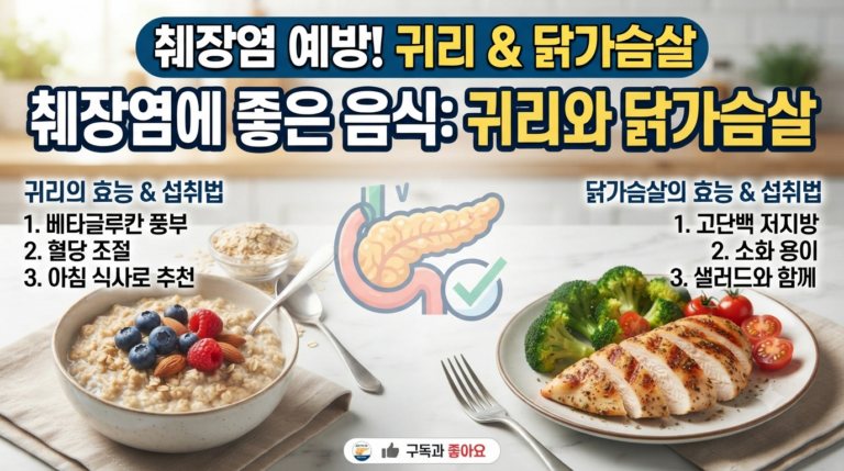 췌장염 예방에 좋은 귀리와 닭가슴살에 효능과 섭취방법