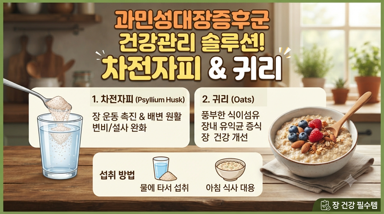 과민성대장증후군 건강관리에 좋은 차전자피와 귀리에 효능과 섭취방법 12 과민성대장증후군 건강관리에 좋은 차전자피와 귀리에 효능과 섭취방법
