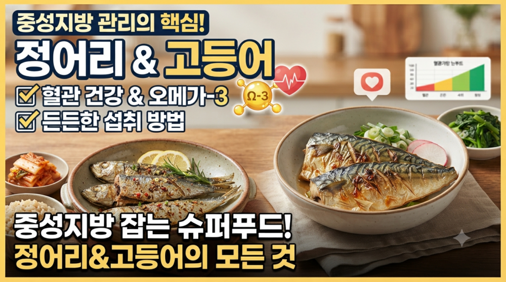 중성지방 관리에 좋은 정어리와 고등어에 효능과 섭취방법 1 중성지방 관리에 좋은 정어리와 고등어에 효능과 섭취방법