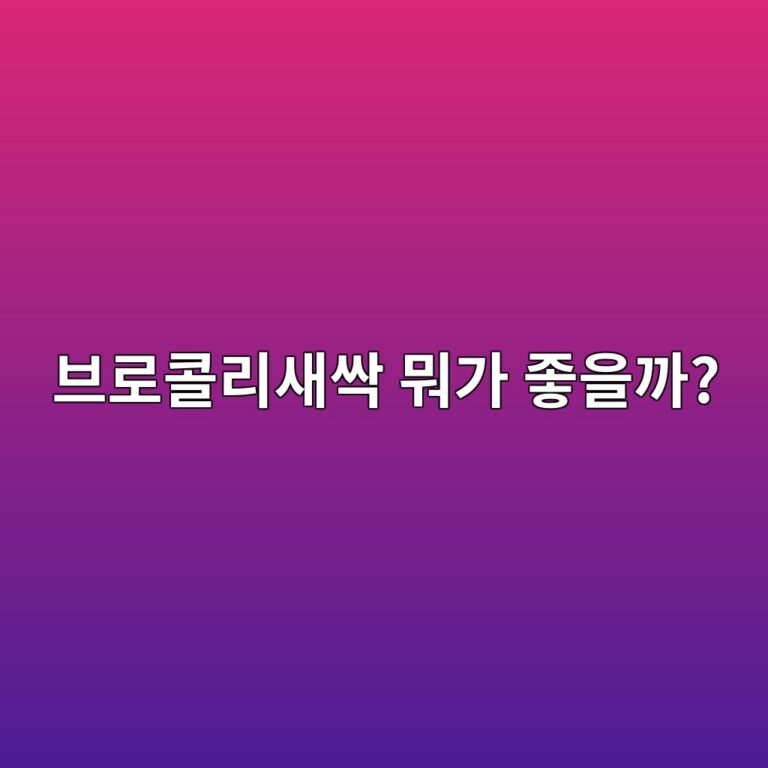 브로콜리새싹은 왜 건강식품으로 관심받을까? 설포라판과 주요 효능 6 ebb88ceba19cecbd9ceba6acec8388ec8bb9 ebad90eab080 eca28bec9d84eab98c 1788353398
