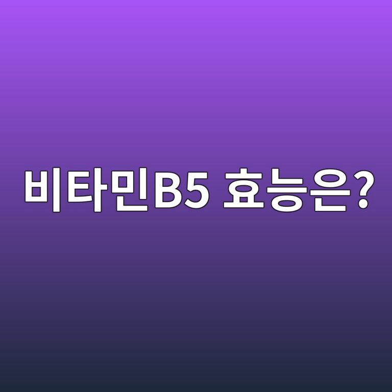 비타민B5는 왜 필요한 영양소일까? 우리 몸에서 하는 역할과 주요 효능 10 ebb984ed8380ebafbcb5 ed9aa8eb8aa5ec9d80 1788528201