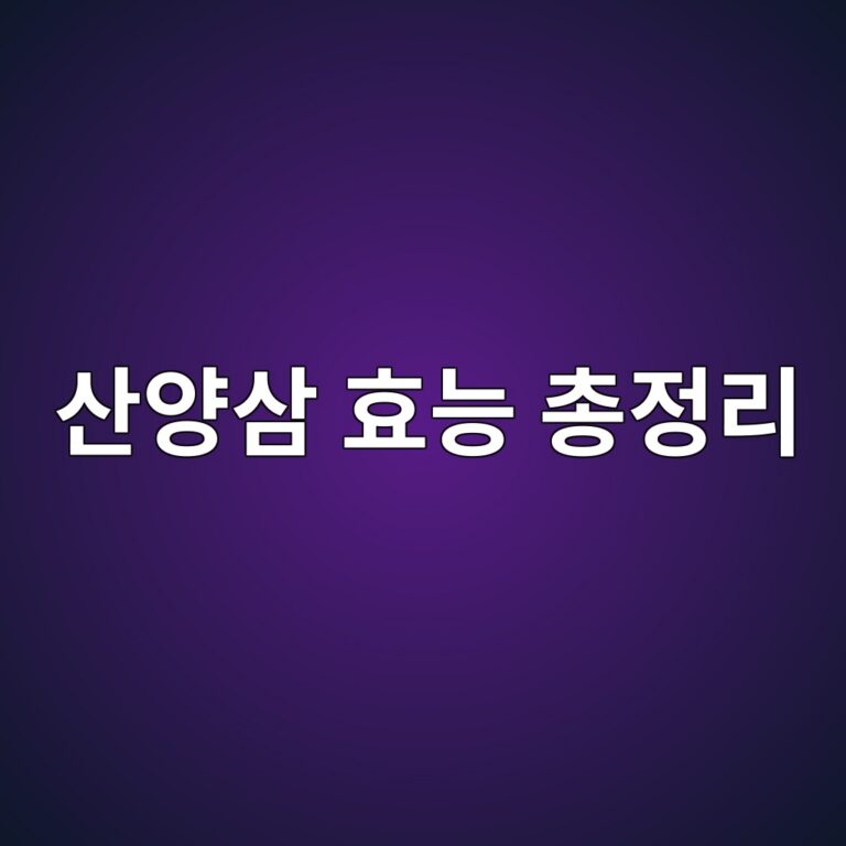 산양삼 효능 총정리, 우리 몸 어디에 좋고 어떤 성분이 들어 있을까? 7 ec82b0ec9691ec82bc ed9aa8eb8aa5 ecb49deca095eba6ac 1788872617