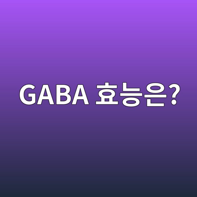 GABA는 우리 몸에서 어떤 역할을 할까? 신경계와 휴식 건강으로 관심받는 이유 12 gaba ed9aa8eb8aa5ec9d80 1788528194