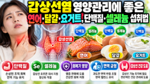 갑상선염 영양관리에 좋은 연어·달걀·요거트, 단백질·셀레늄 섭취법