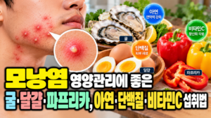 모낭염 영양관리에 좋은 굴·달걀·파프리카, 아연·단백질·비타민C 섭취법 2 모낭염 영양관리에 좋은 굴·달걀·파프리카, 아연·단백질·비타민C 섭취법