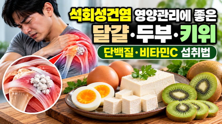 석회성건염 영양관리에 좋은 달걀·두부·키위, 단백질·비타민C 섭취법 2 석회성건염 영양관리에 좋은 달걀·두부·키위, 단백질·비타민C 섭취법