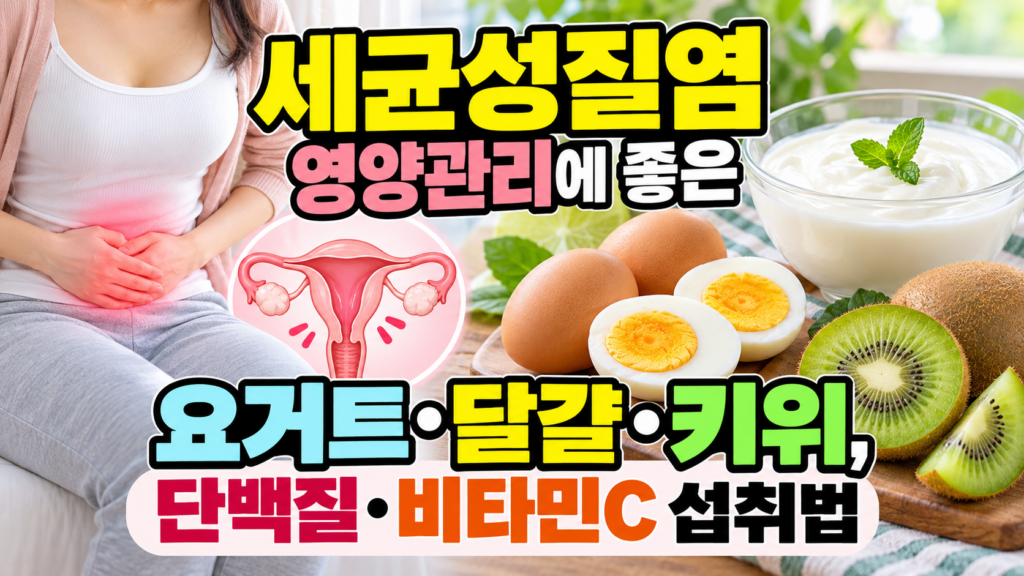 세균성질염 영양관리에 좋은 요거트·달걀·키위, 단백질·비타민C 섭취법 1 세균성질염 영양관리에 좋은 요거트·달걀·키위, 단백질·비타민C 섭취법